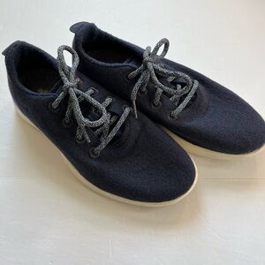 Allbirds Wool Runners Navy Sneakers Size 9